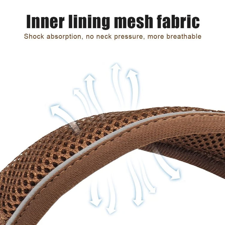 Personalized Reflective Mesh Dog Collar