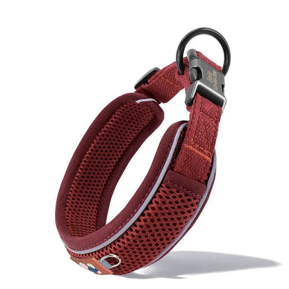 Personalized Reflective Mesh Dog Collar