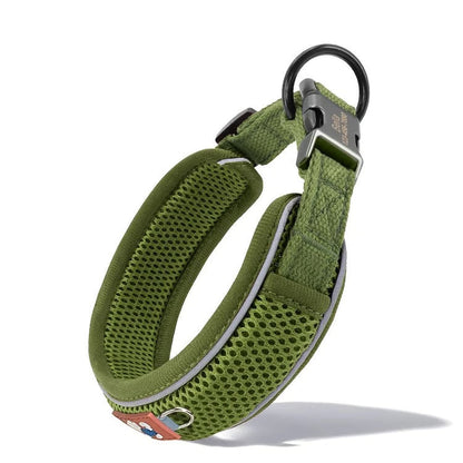 Personalized Reflective Mesh Dog Collar