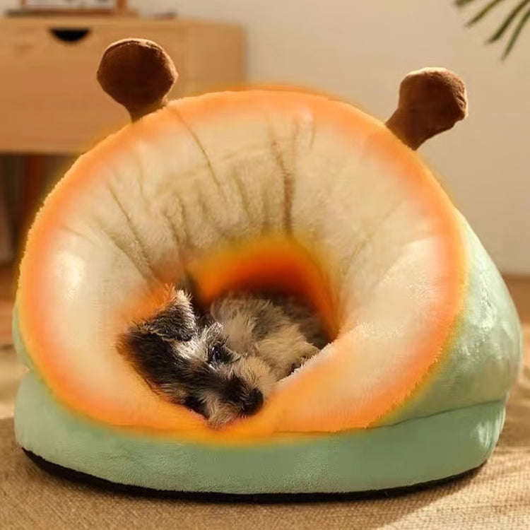 Cozy Slipper-Shaped Small Dog & Cat Bed