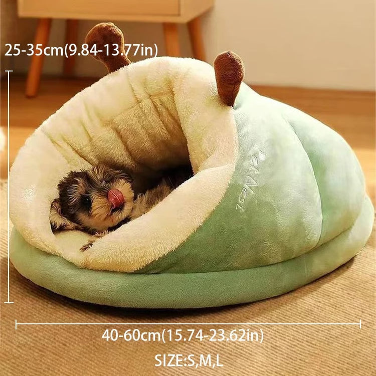 Cozy Slipper-Shaped Small Dog & Cat Bed