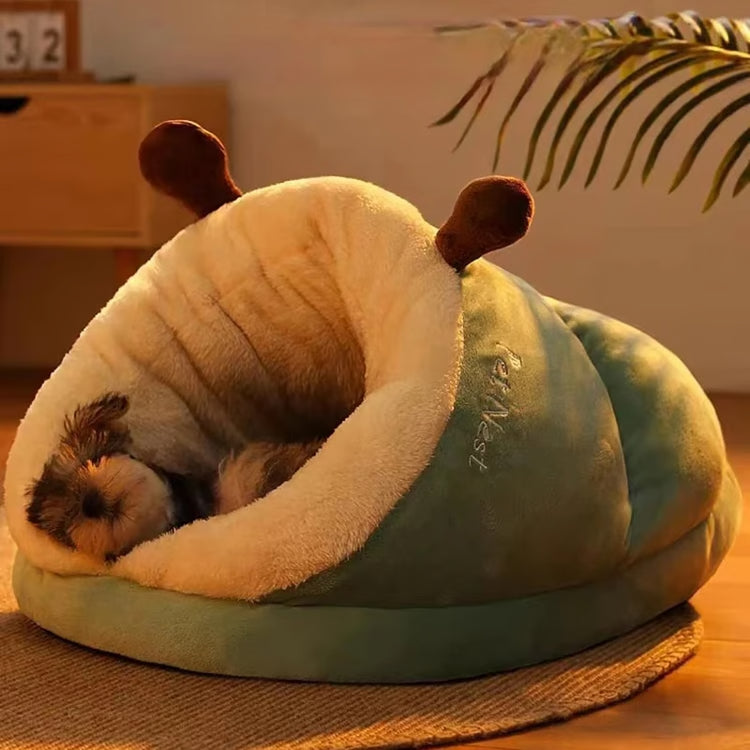 Cozy Slipper-Shaped Small Dog & Cat Bed
