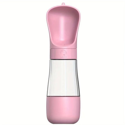 Portable Dog Water Bottle with Bowl