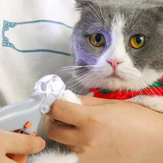 Professional LED Pet Nail Clipper & Safe Claw Trimmer