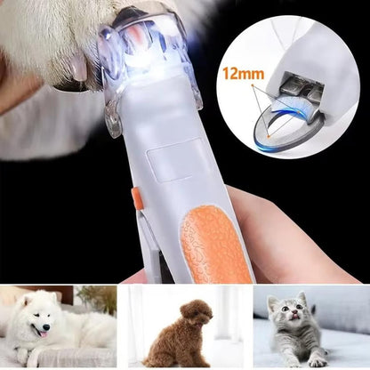Professional LED Pet Nail Clipper & Safe Claw Trimmer