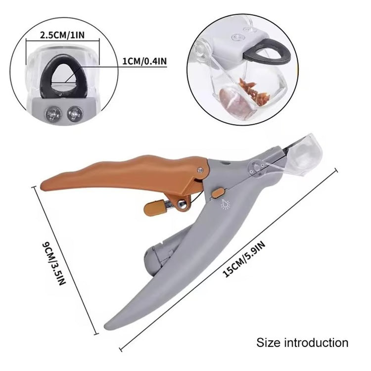 Professional LED Pet Nail Clipper & Safe Claw Trimmer