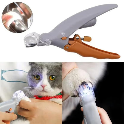 Professional LED Pet Nail Clipper & Safe Claw Trimmer