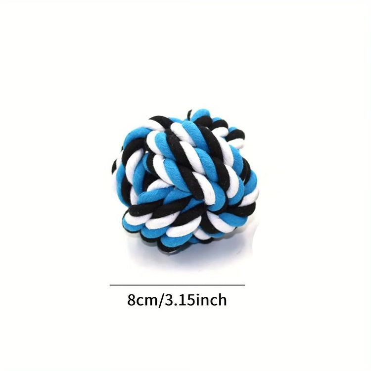 Colorful Rope Ball Chew Dog Toy
