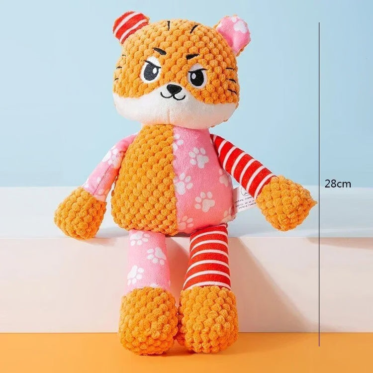 Interactive Plush Squeaky Chew Toy for Dogs & Cats