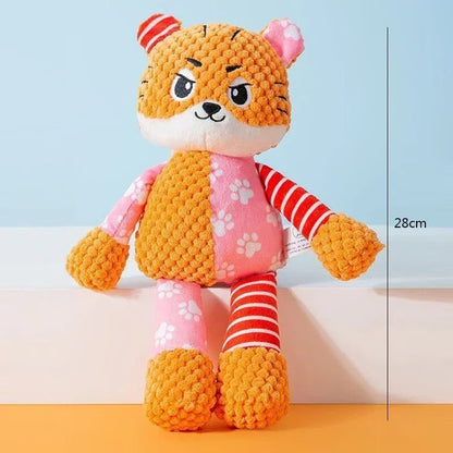 Interactive Plush Squeaky Chew Toy for Dogs & Cats