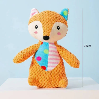 Interactive Plush Squeaky Chew Toy for Dogs & Cats