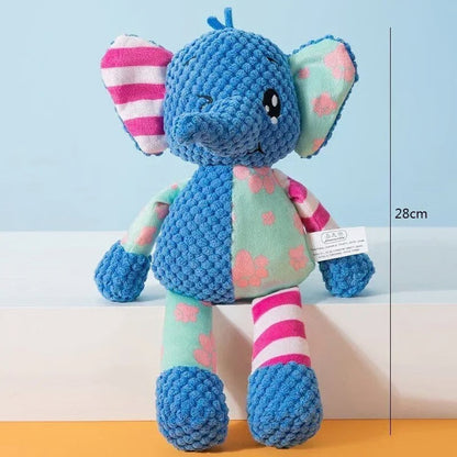 Interactive Plush Squeaky Chew Toy for Dogs & Cats