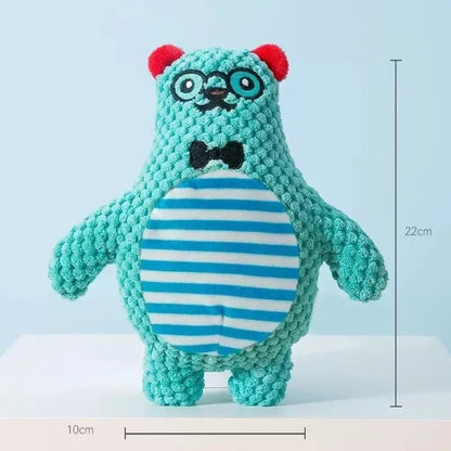 Interactive Plush Squeaky Chew Toy for Dogs & Cats