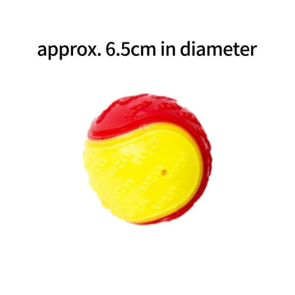 Durable Rubber Squeaky Ball Dog Toy